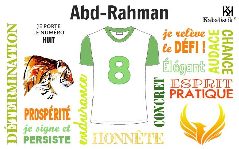 La signification numérologique du prénom Abd-Rahman