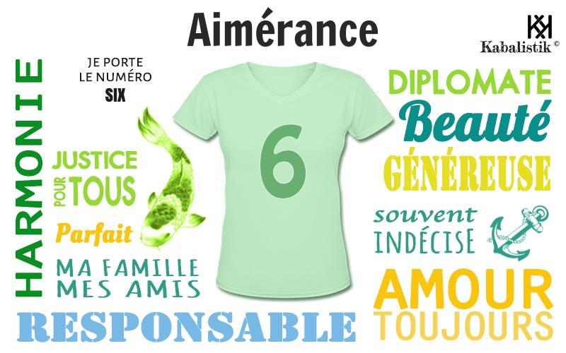 La signification numérologique du prénom Aimérance