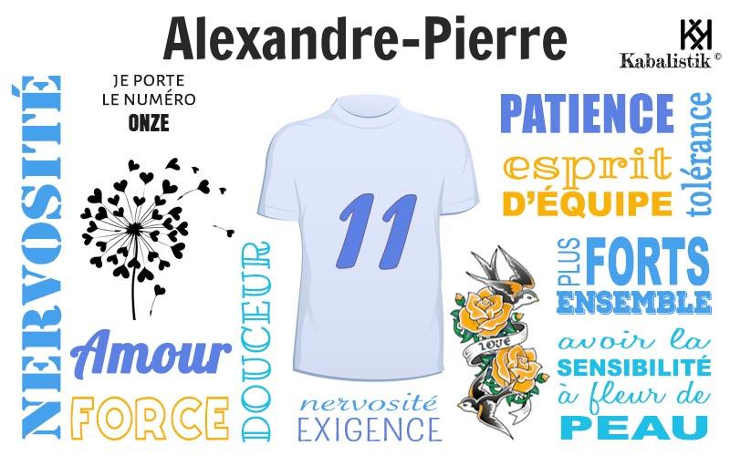 La signification numérologique du prénom Alexandre-Pierre