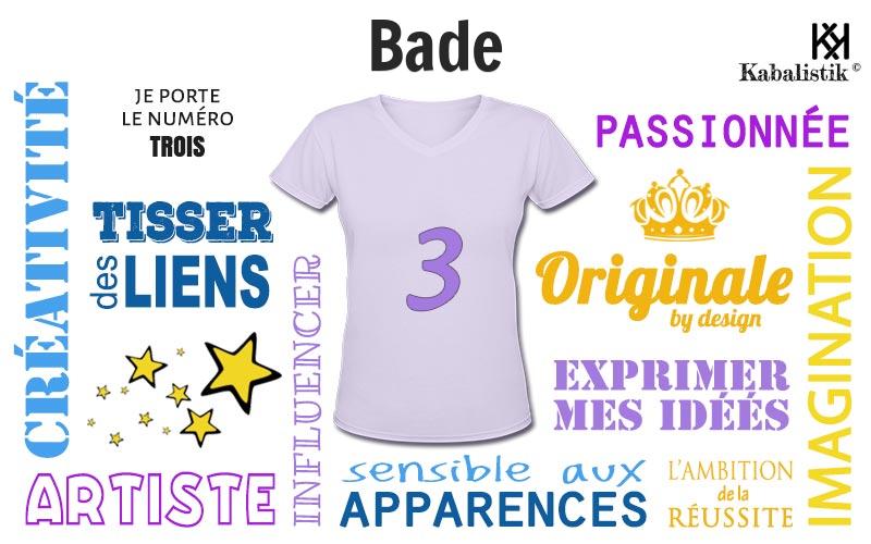 La signification numérologique du prénom Bade