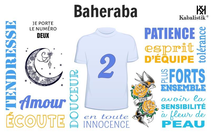 La signification numérologique du prénom Baheraba
