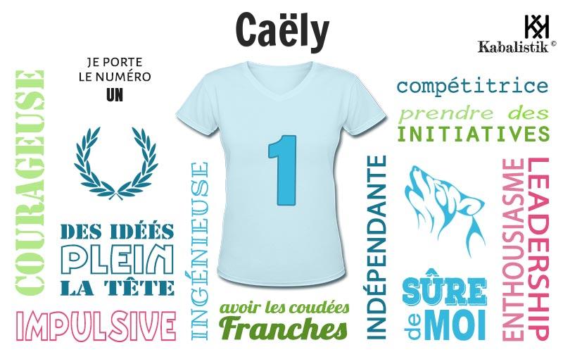La signification numérologique du prénom Caëly