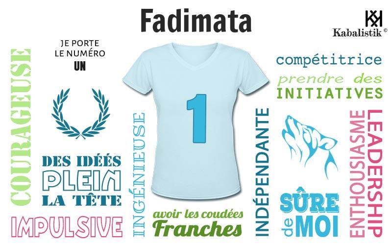La signification numérologique du prénom Fadimata