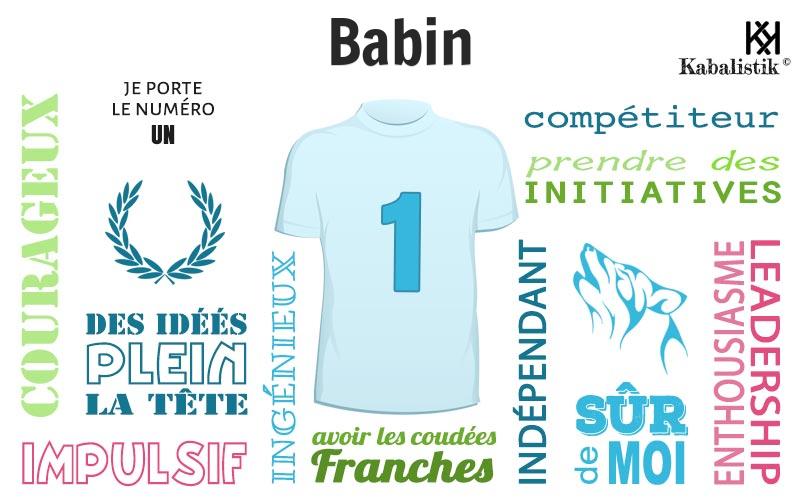 La signification numérologique du prénom Babin