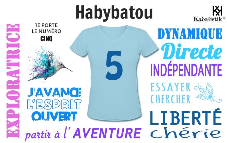 La signification numérologique du prénom Habybatou