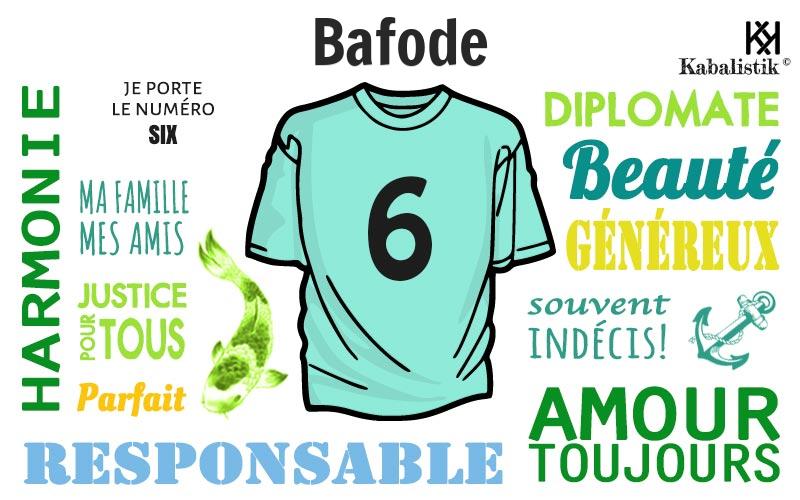 La signification numérologique du prénom Bafode
