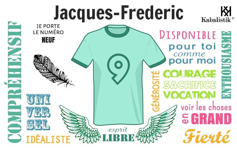 La signification numérologique du prénom Jacques-Frederic