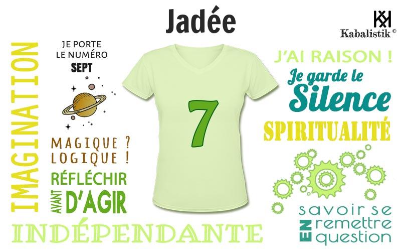 La signification numérologique du prénom Jadée