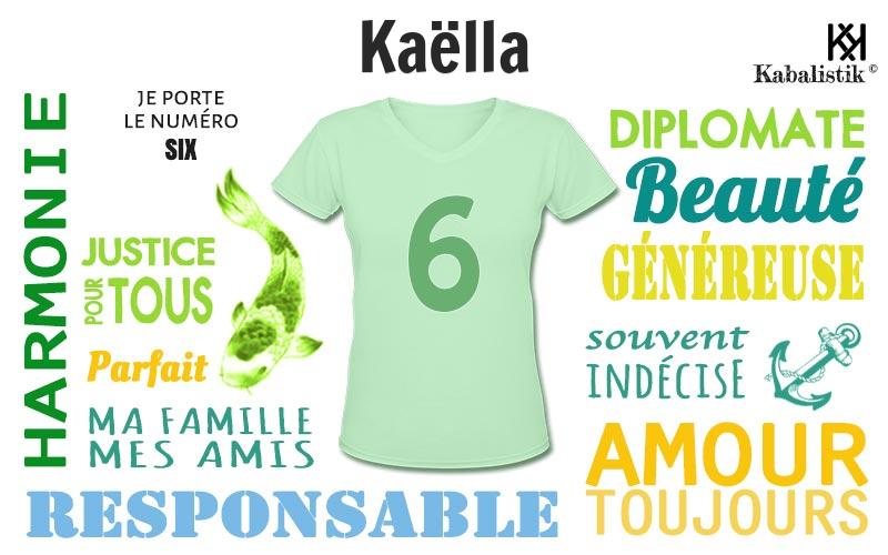La signification numérologique du prénom Kaëlla