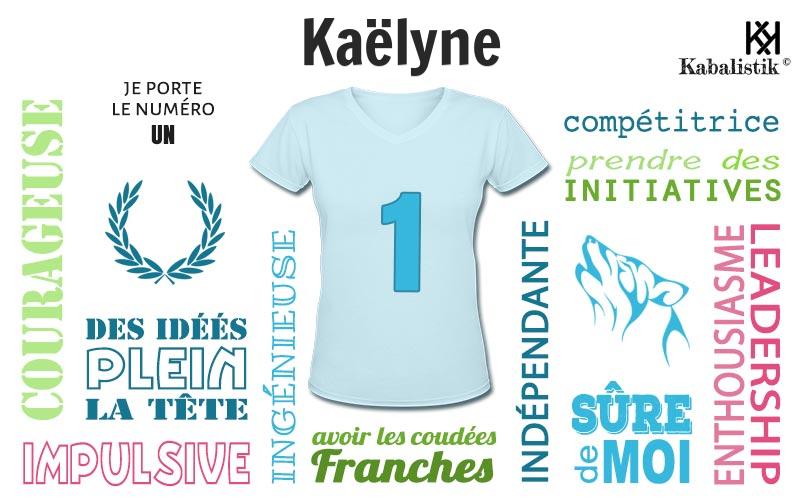 La signification numérologique du prénom Kaëlyne