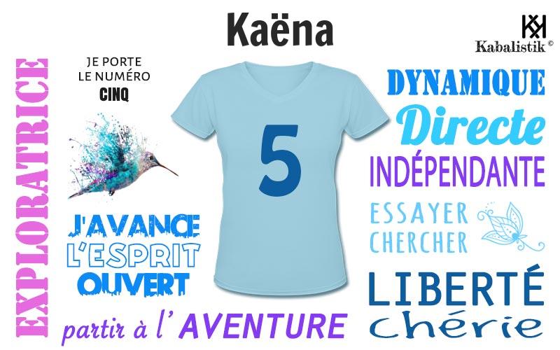 La signification numérologique du prénom Kaëna