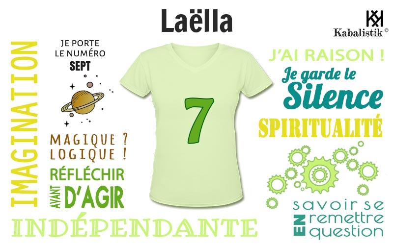 La signification numérologique du prénom Laëlla