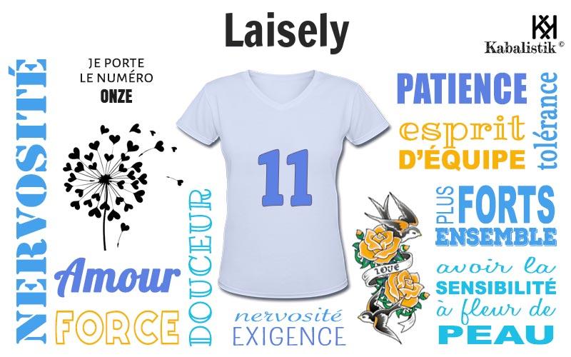 La signification numérologique du prénom Laisely