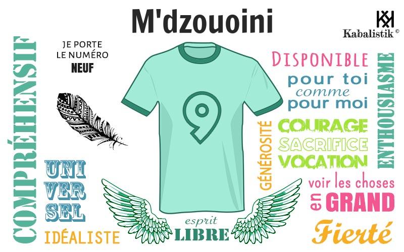 La signification numérologique du prénom M'Dzouoini