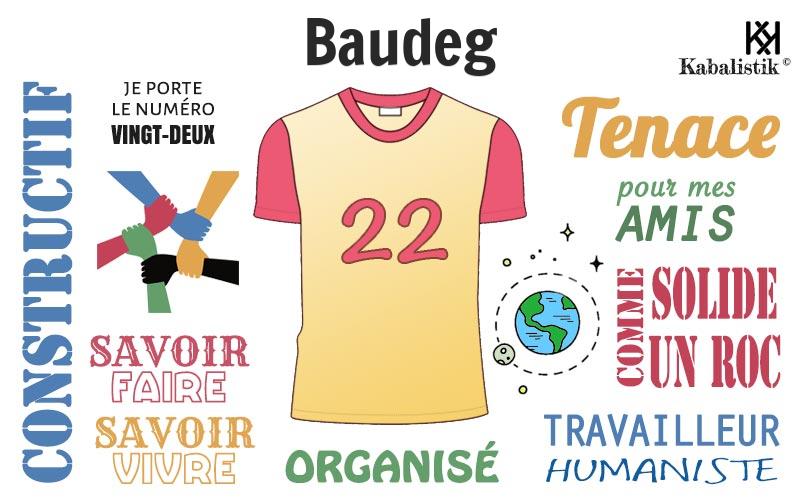 La signification numérologique du prénom Baudeg