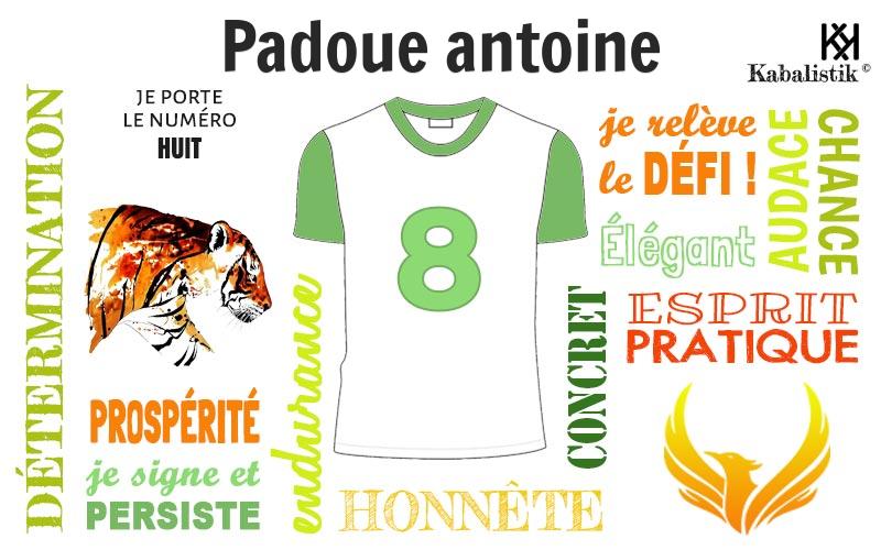 La signification numérologique du prénom Padoue Antoine