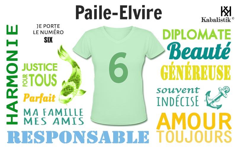 La signification numérologique du prénom Paile-Elvire