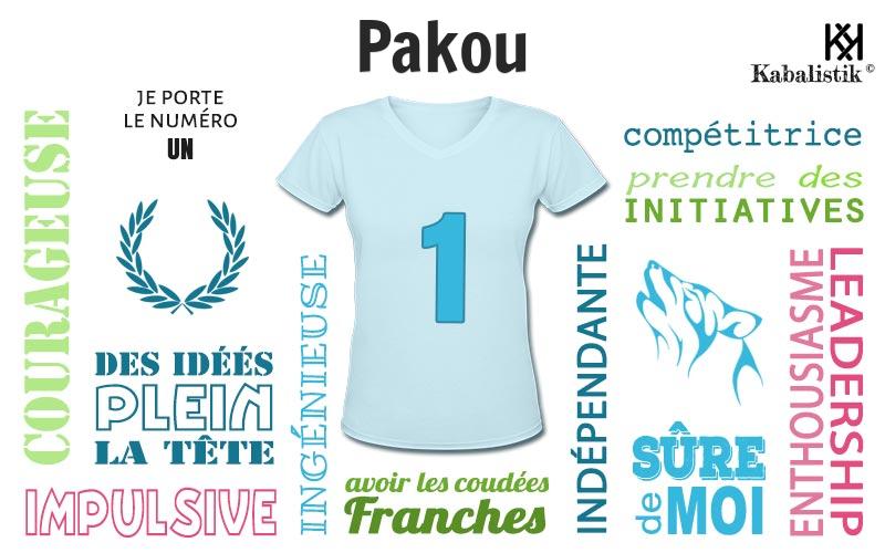 La signification numérologique du prénom Pakou