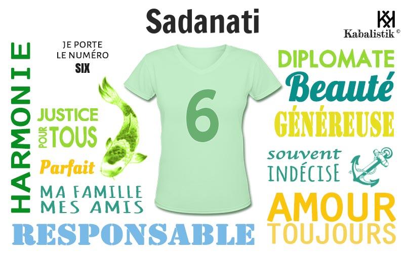 La signification numérologique du prénom Sadanati