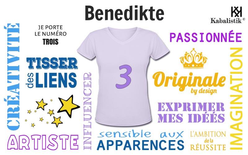 La signification numérologique du prénom Benedikte