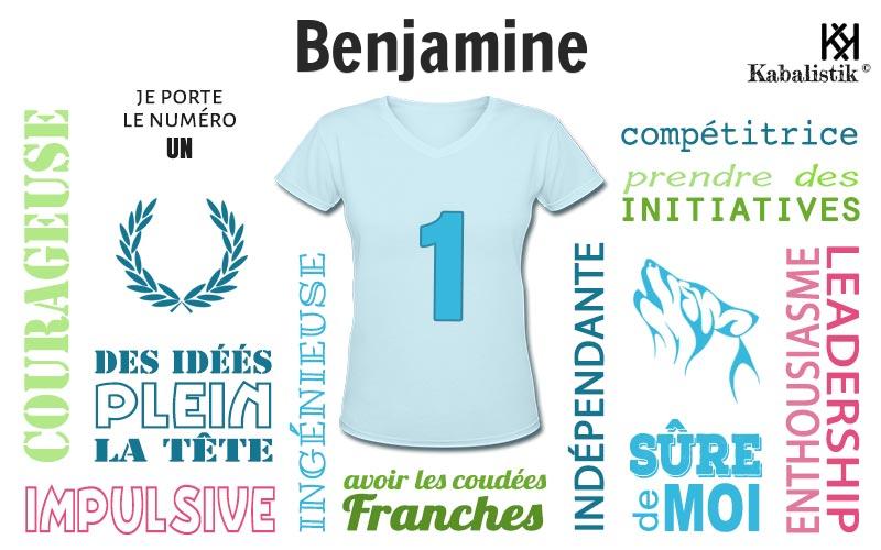 La signification numérologique du prénom Benjamine