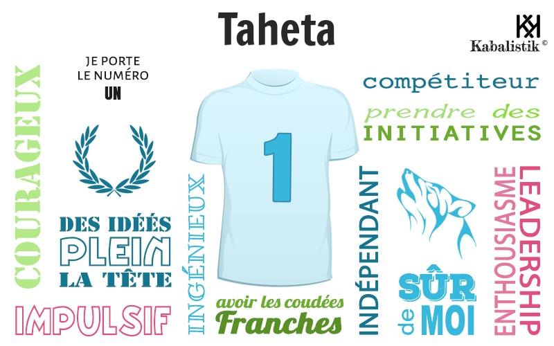 La signification numérologique du prénom Taheta