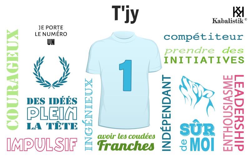La signification numérologique du prénom T'Jy