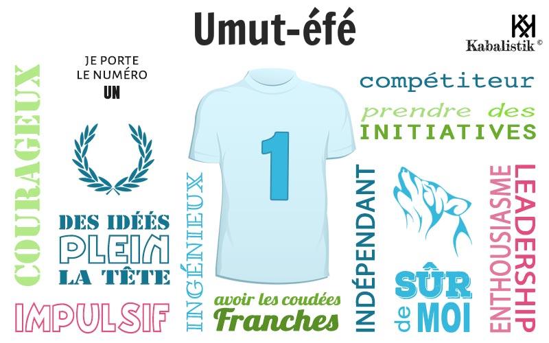 La signification numérologique du prénom Umut-Éfé
