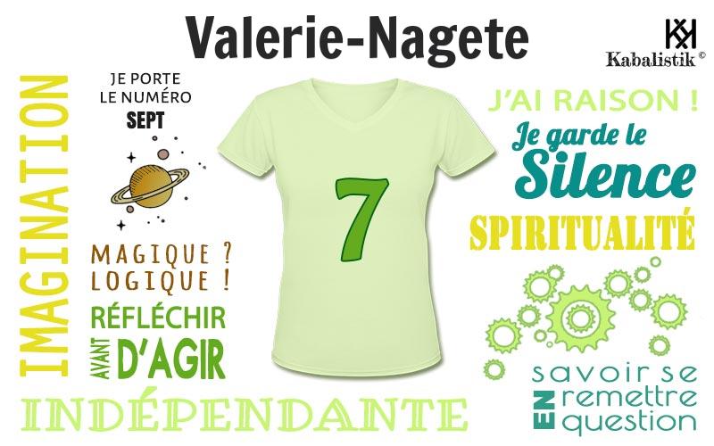 La signification numérologique du prénom Valerie-Nagete