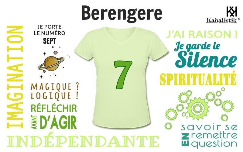 La signification numérologique du prénom Berengere