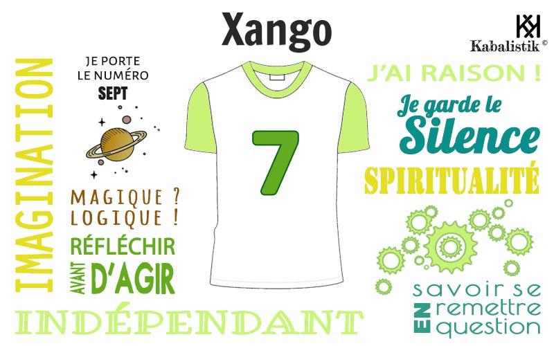 La signification numérologique du prénom Xango