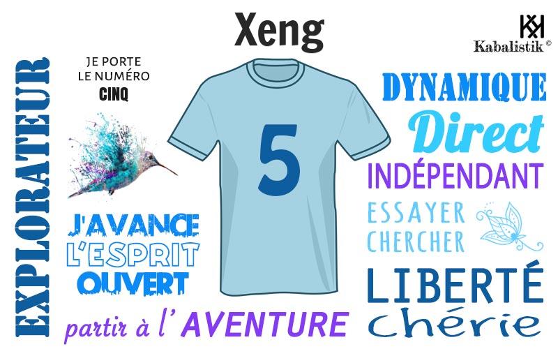 La signification numérologique du prénom Xeng