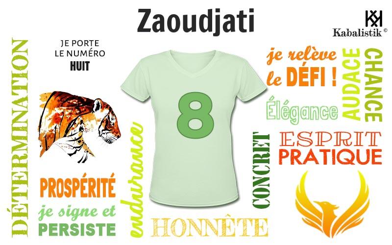 La signification numérologique du prénom Zaoudjati