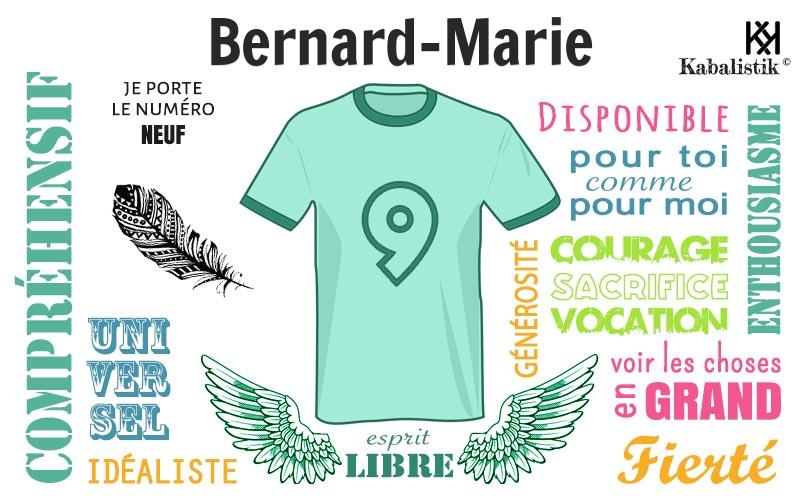 La signification numérologique du prénom Bernard-marie