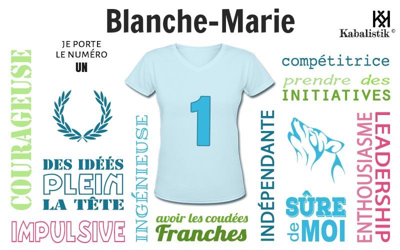 La signification numérologique du prénom Blanche-marie