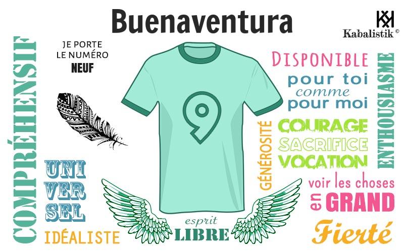 La signification numérologique du prénom Buenaventura