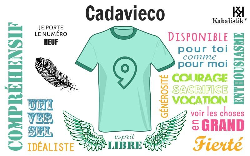 La signification numérologique du prénom Cadavieco