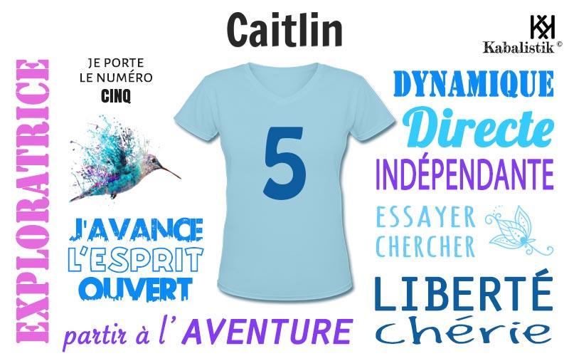 La signification numérologique du prénom Caitlin