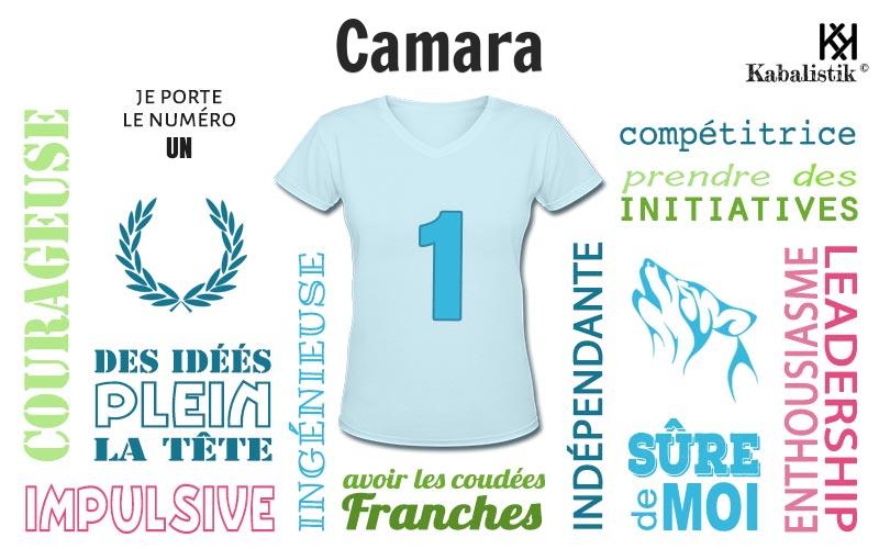 La signification numérologique du prénom Camara